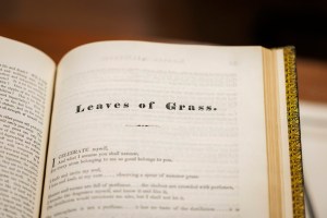 Walt Whitman (1819-1892). Leaves of Grass. Brooklyn, 1855.