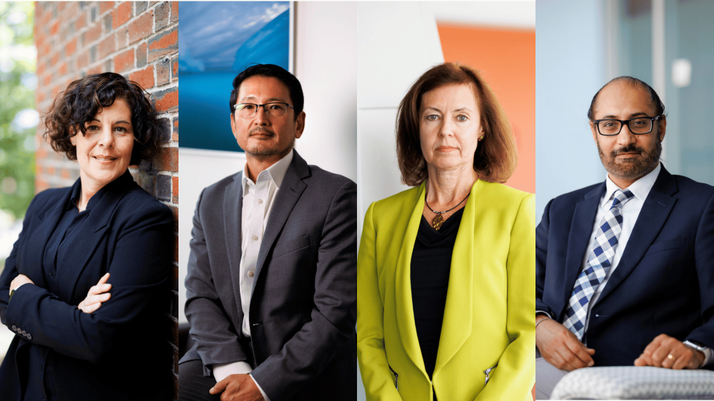 Marisa Silveri (left), Joji Suzuki, Guongyi Szabo, and Jagpreet Chhatwal.