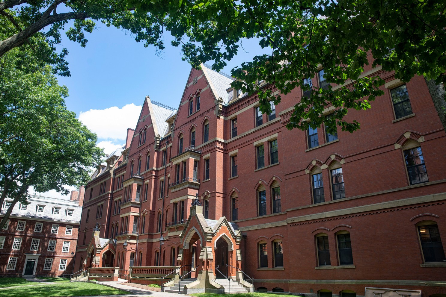 Buildings in Harvard Yard.