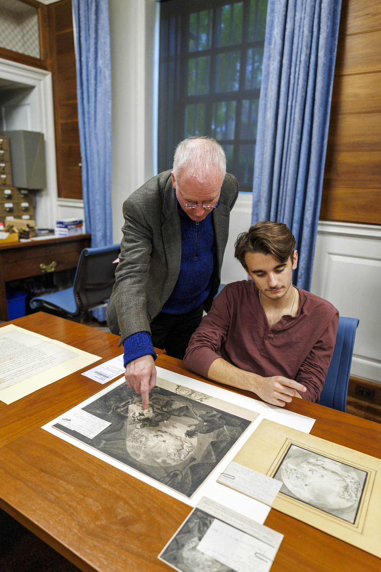 David Armitage (left) and Jackson Barr ’29.