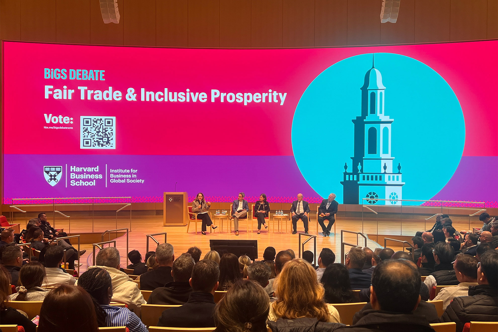 Panel on tariffs debate HBS.