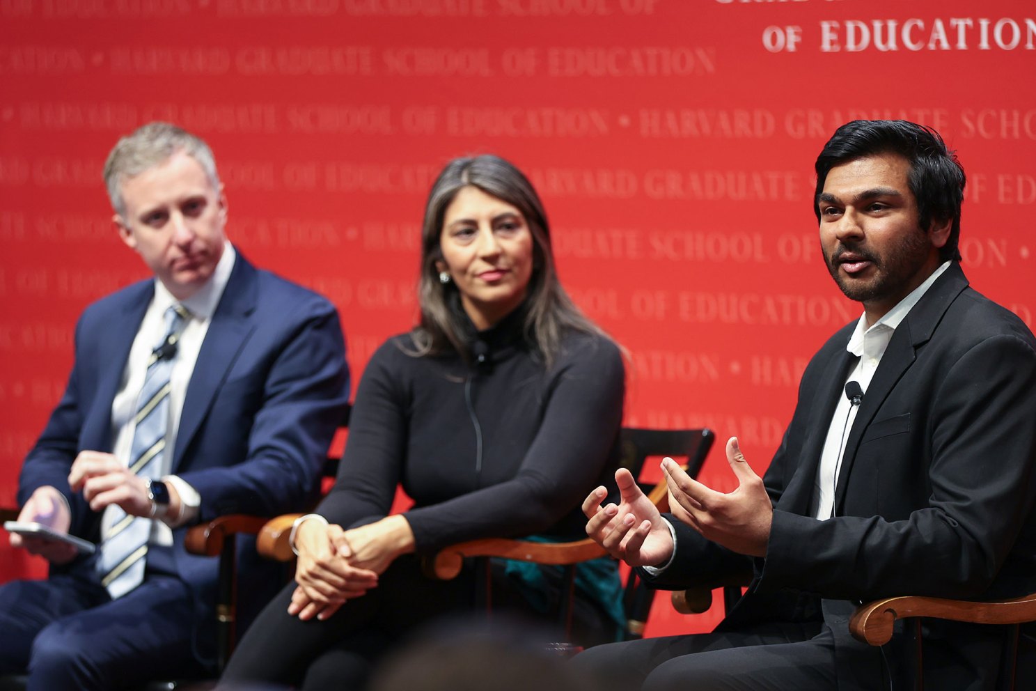 Keith Parker (from left), Yenda Prado, and Kedaar Sridhar.