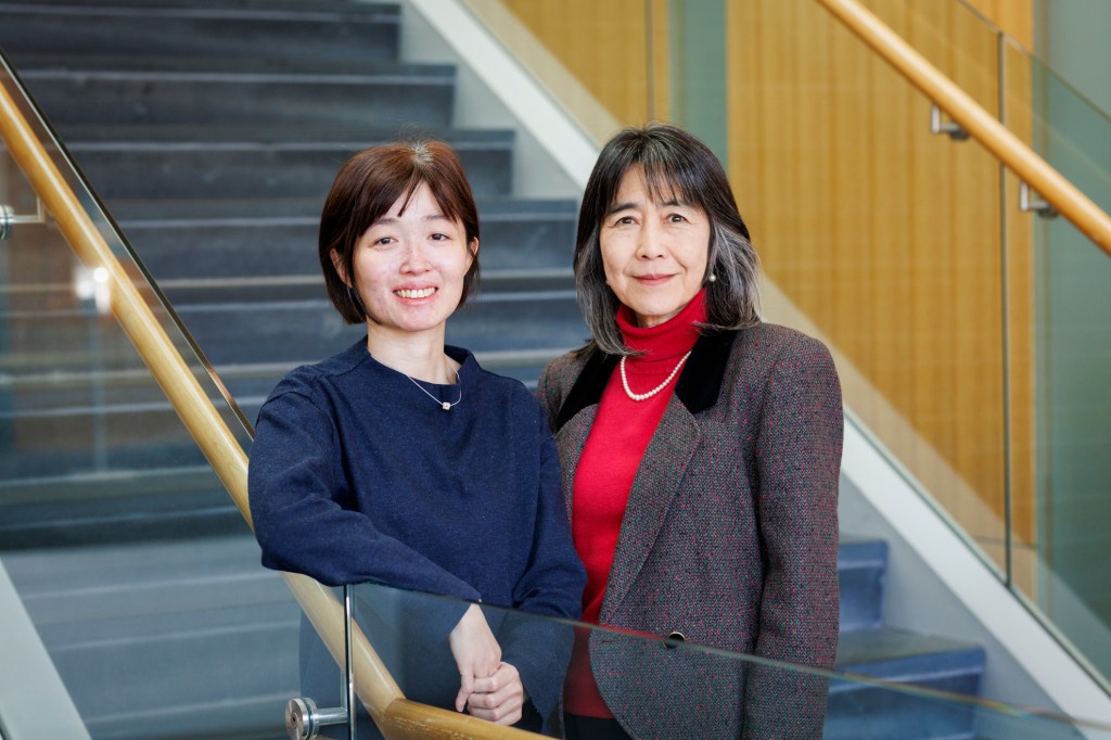 Chao-Yi Wu (left) and Hiroko Dodge.