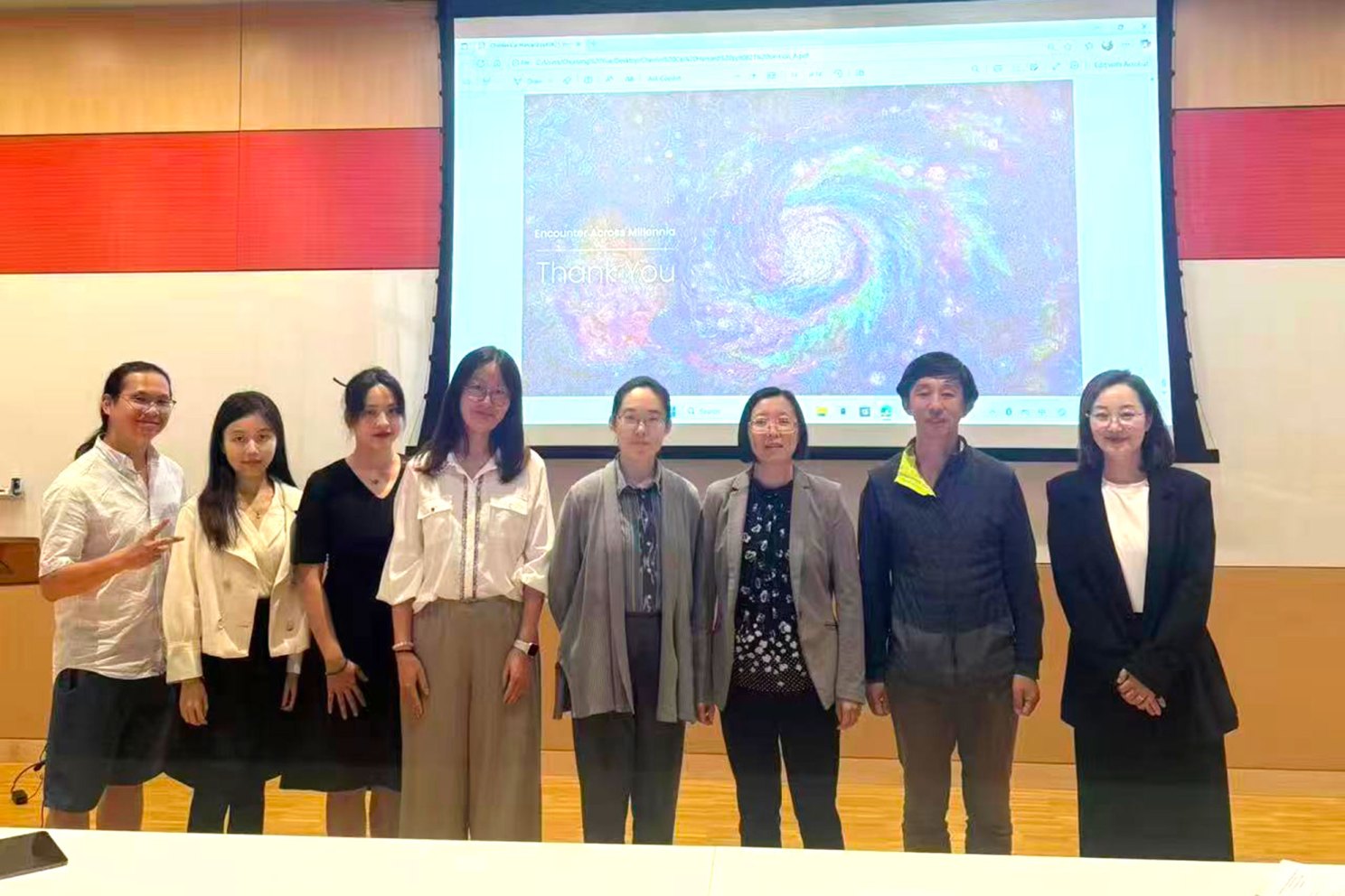  In-person panelists from the afternoon session include: Chenlin Cai, Zhenling Liu, Xi Wang, Yuanyuan Song, Jing Ge, Chunying Yue, Dapeng Wang, and Xiaopeng Xue.