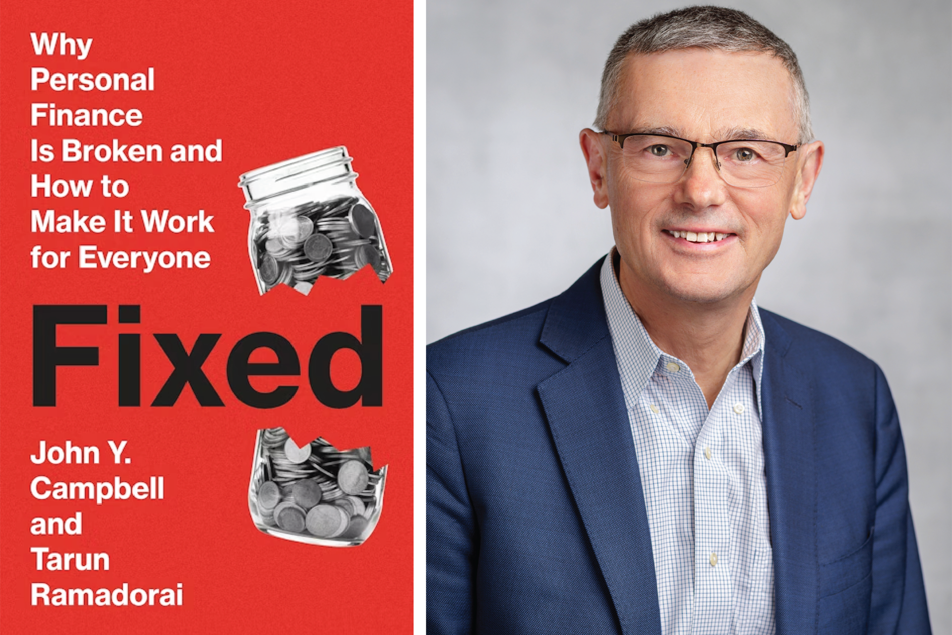 "Fixed" book cover and author John Campbell.