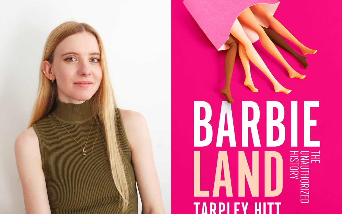 Author Tarpley Hitt and book cover.