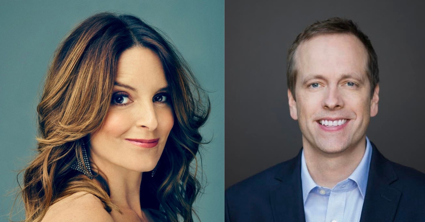 Tina Fey and Robert Carlock '95.