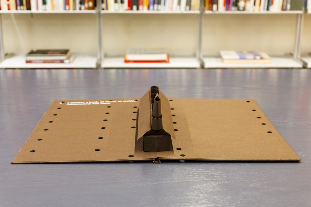 James Stirling’s final design for the 1991 Venice Biennale Book Pavilion