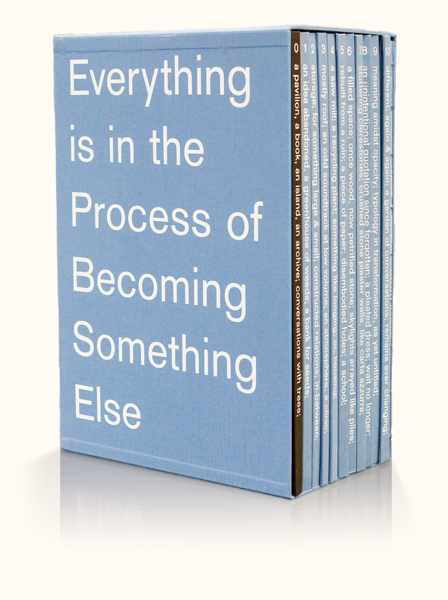 “Everything Is in the Process of Becoming Something Else,” by Michael Meredith and Hilary Sample.