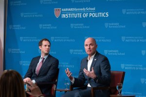 Congressman Jake Auchincloss and Gov. Spence Cox