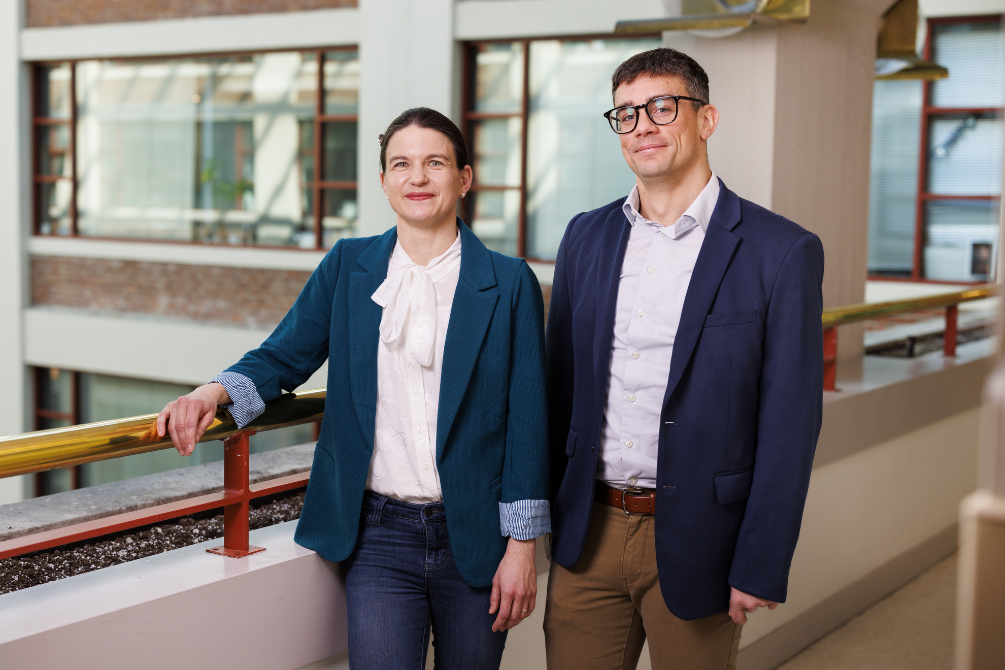 Esther Rheinbay (left) and Luis Antonio Corchete Sánchez.
