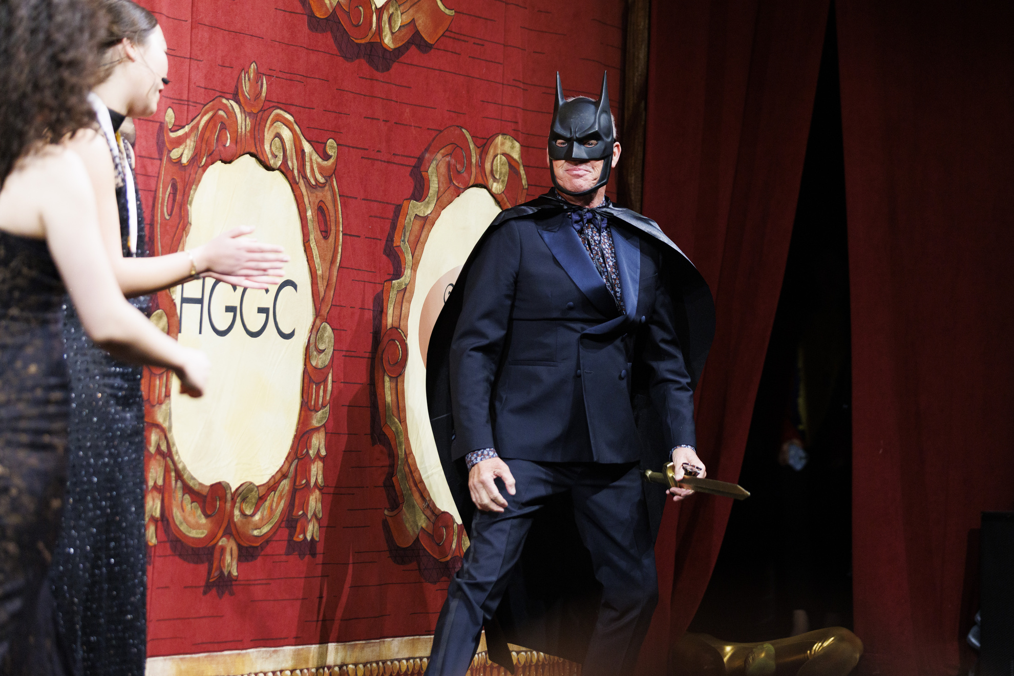 Michael Keaton as batman.