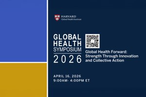 Symposium banner with details on time and place.