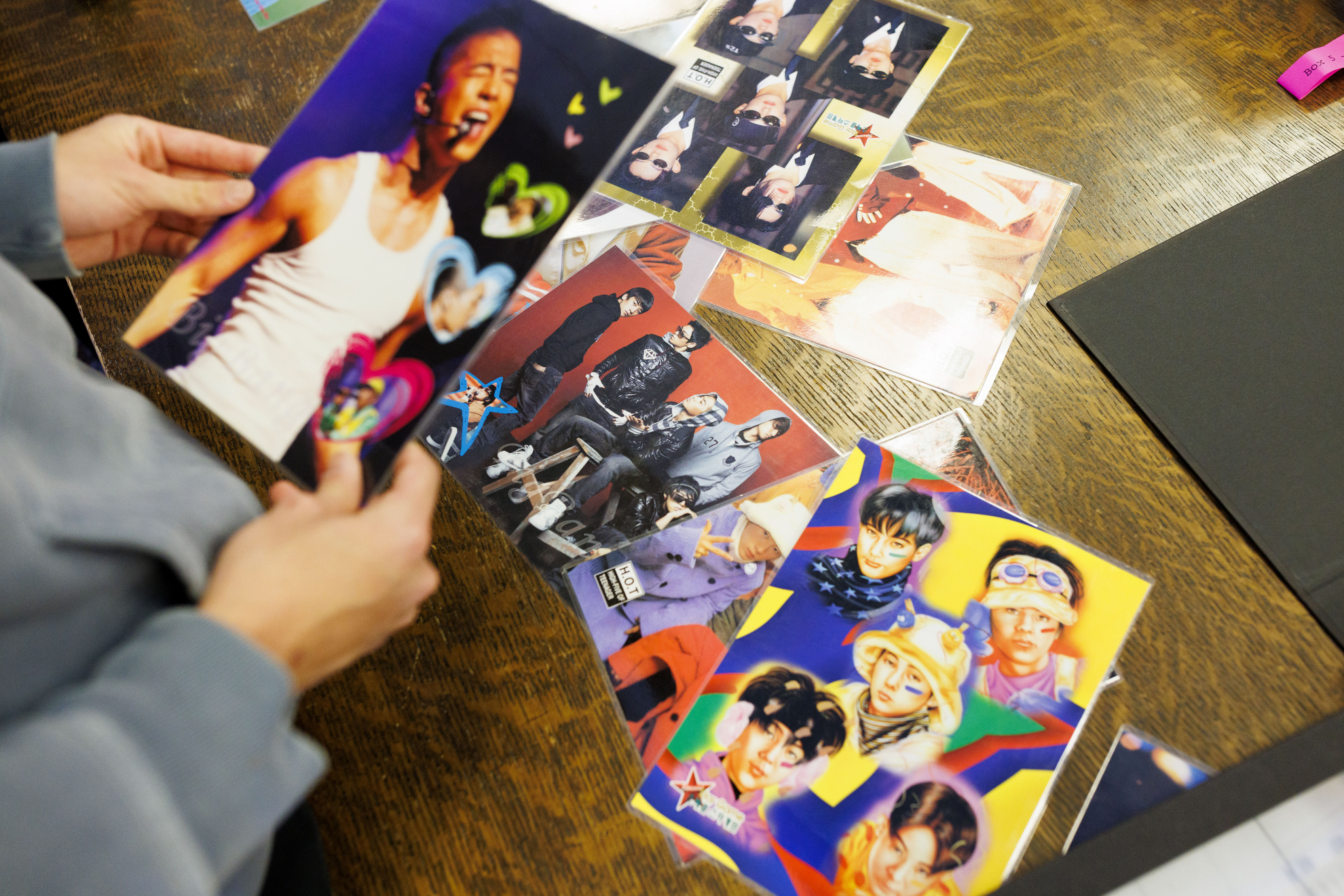 K-pop commericial goods.