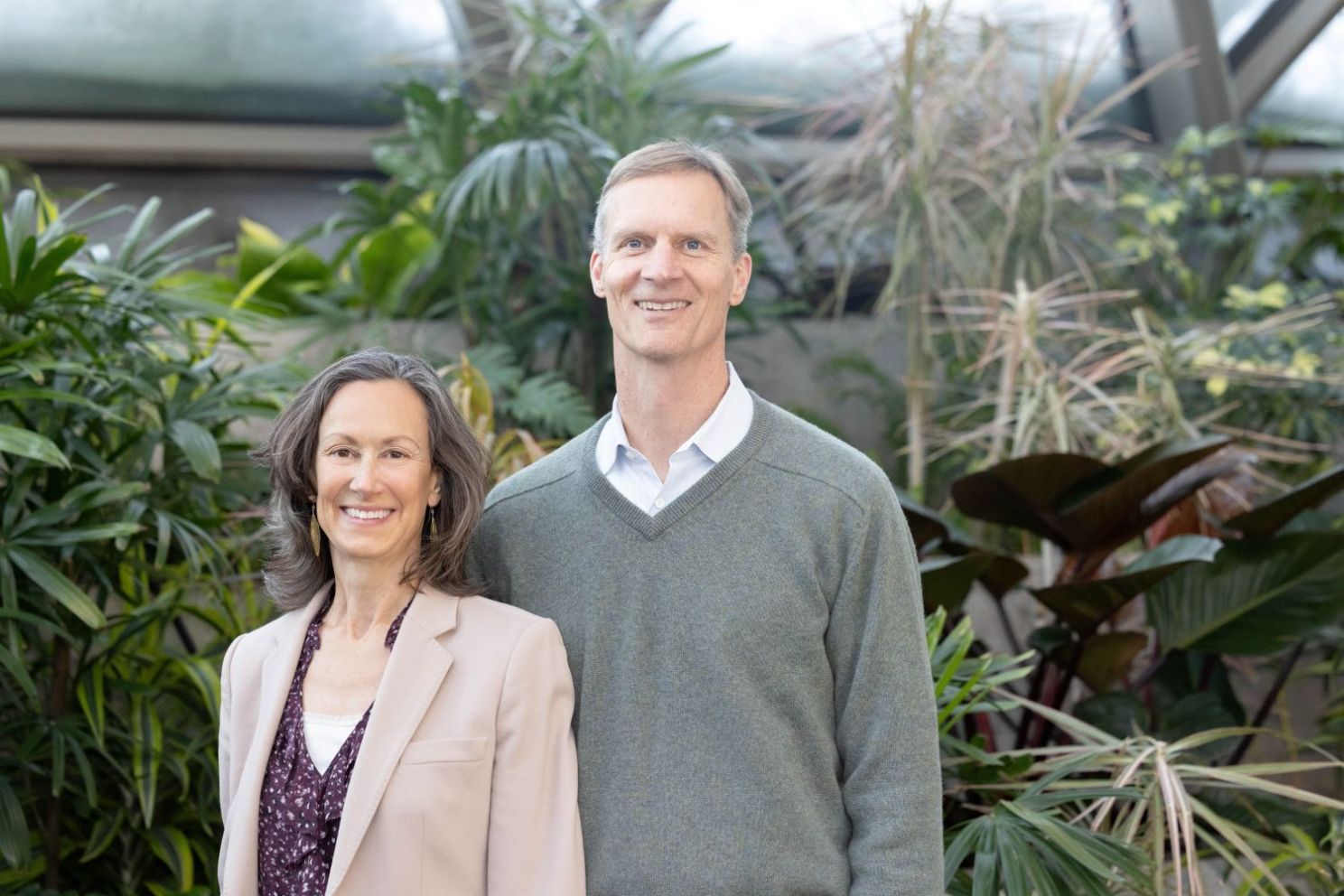 Harvard Business School Professors Kathleen McGinn and Jeff Polzer pictured.
