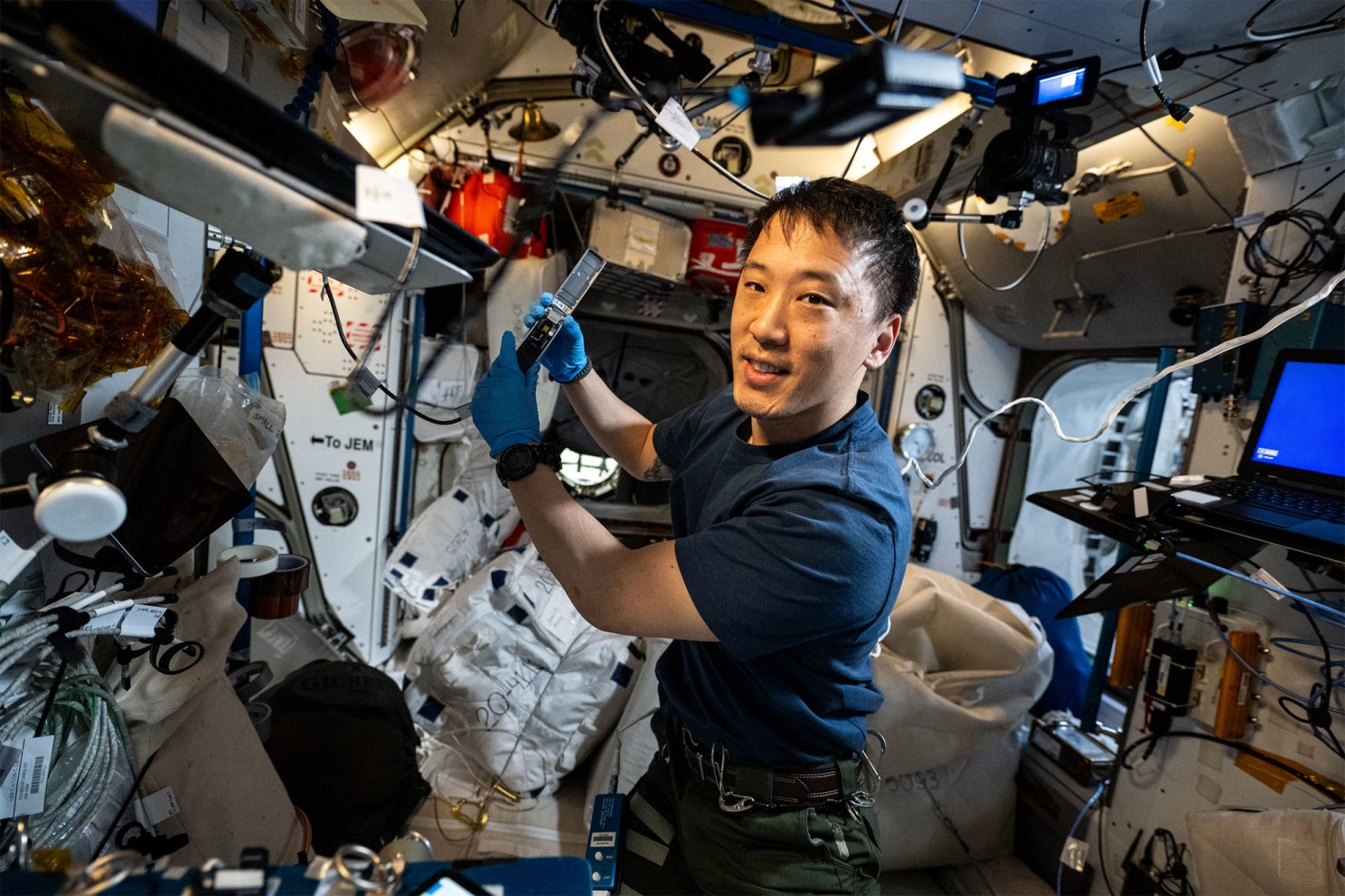 NASA astronaut and Expedition 73 Flight Engineer Jonny Kim.