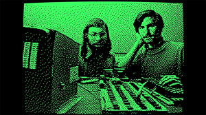 Steve Wozniak and Steve Jobs.