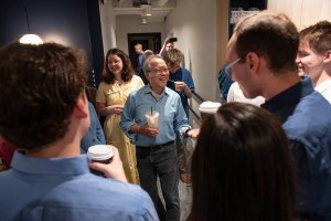 Yo-Yo Ma with students.