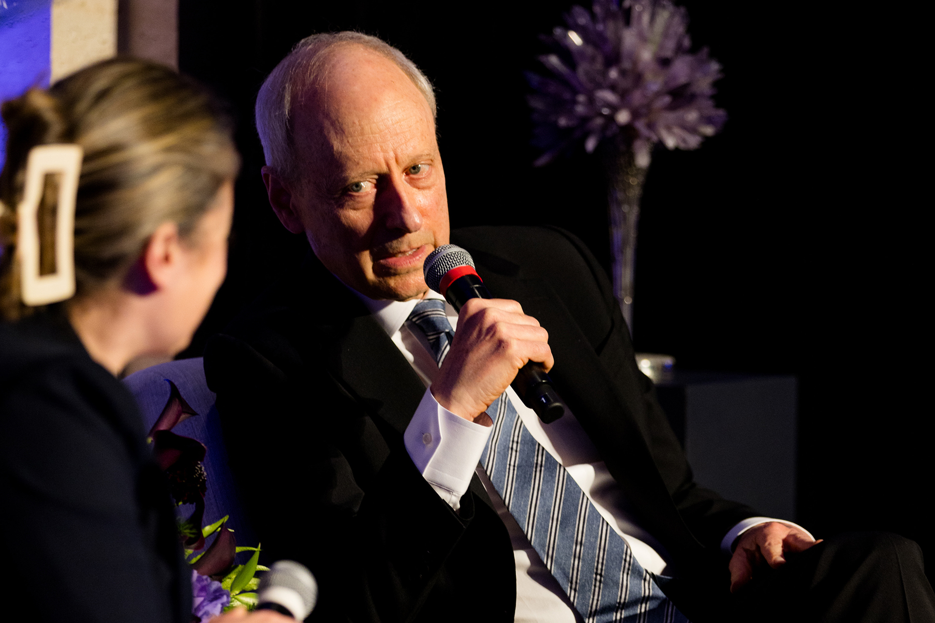 Michael Sandel and Chrystia Freeland.
