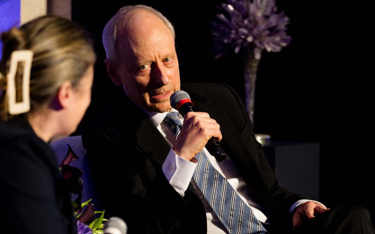 Michael Sandel and Chrystia Freeland.